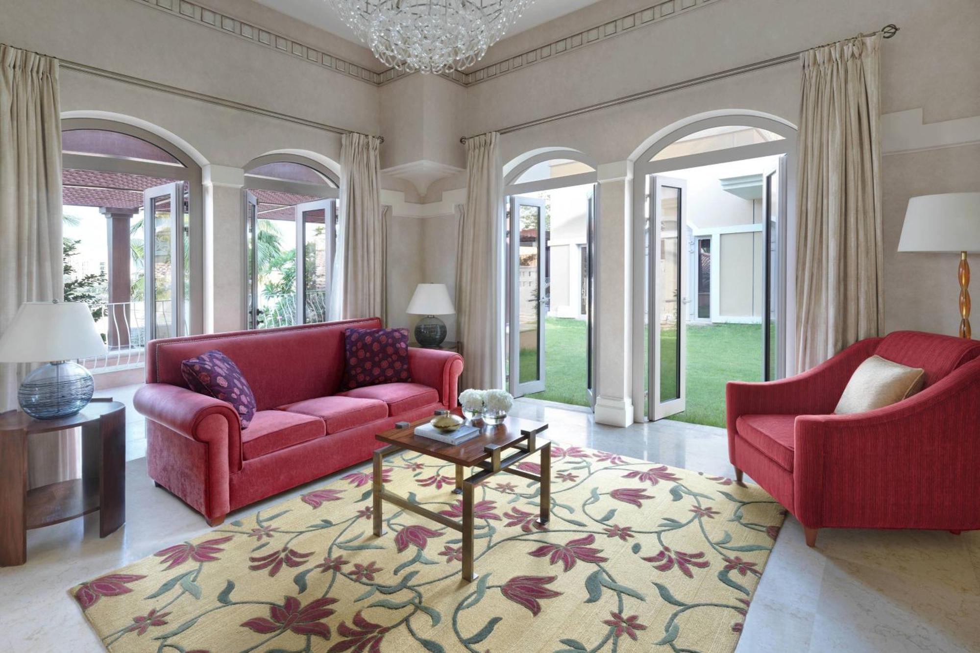 The Ritz-Carlton Abu Dhabi, Grand Canal Eksteriør bilde A living room with a carpet